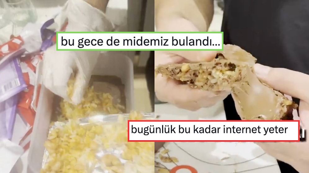 Tüm Bildiklerinizi Unutun! Kör Olsaydım da Görmeseydim Diyeceğiniz Kuru Fasulyeli Pilavlı Dubai Çikolatası