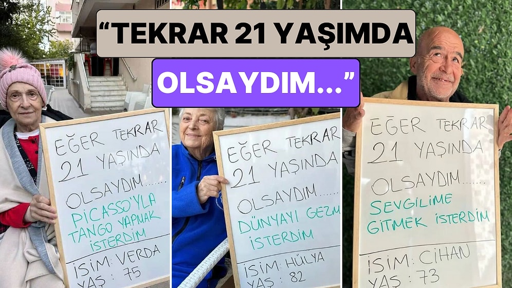 Ders Gibi Cevapalar: Huzurevinde Kalan İnsanlara "Tekrar 21 Yaşında Olsaydınız Ne Yapardınız" Sorusu Soruldu