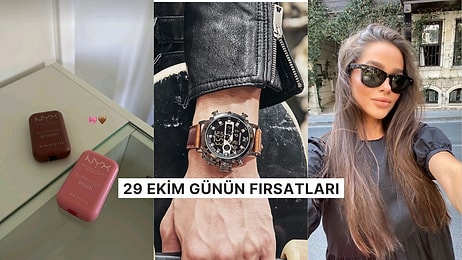 Bugün İndirimde Neler Var? Ray-Ban Wayfarer'den NYX Buttermelt Blush'a 29 Ekim 2024 Günün Fırsatları