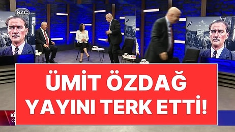 Sözcü TV Ekranlarında Gergin Anlar: Ümit Özdağ Yayını Terk Etti