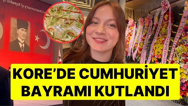 Kore'de 29 Ekim Cumhuriyet Bayramı Etkinliğine Katılan Kadın O Anları Kayda Aldı