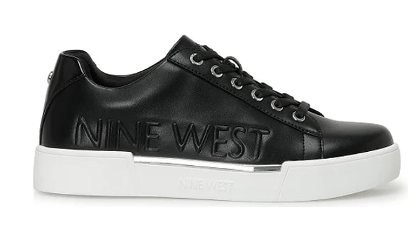 6. Nine West Randwıck 4fx Siyah Kadın Sneaker