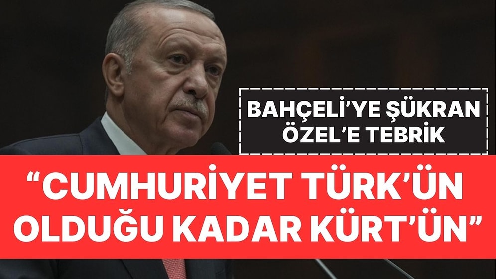 Cumhurbaşkanı Erdoğan'dan Çözüm Süreci Açıklaması: "Devlet Bey'in Çağrısı Tarihi Bir Fırsat"