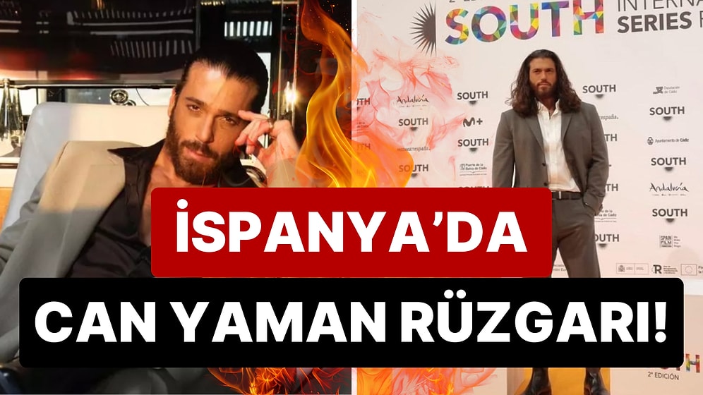 Rüzgarını İspanya'da Estirmeye Devam Eden Can Yaman Uluslararası En İyi Erkek Oyuncu Ödülüne Layık Görüldü