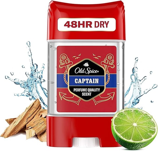 Old Spice Captain Erkek İçin Terleme Önleyici Jel Deodorant