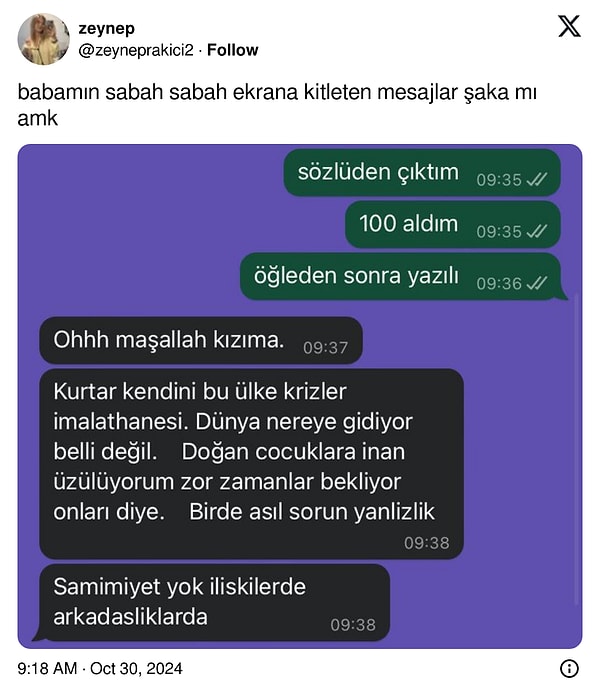 Biraz konudan konuya atlamış.