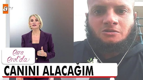 Uzun yıllardır atv ekranlarında yayınlanan Esra Erol'da programını sunan Esra Erol, programı sayesinde yakalanan sahte mehdinin müridi tarafından tehdit edilmişti. Erol, söz konusu tehditler hakkında konuştu.