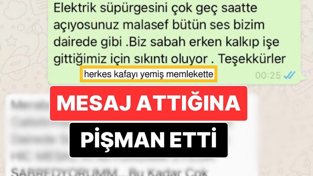 Gece Süpürge Açan Komşusuna Mesaj Attığına Pişman Olan Öğretmenin Başına Gelenler