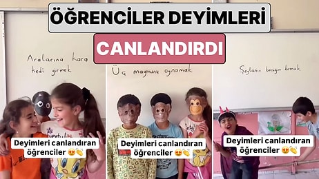 Konu Böyle Öğretilir: Öğrencilerin Deyimlerimizi Canlandırdığı Eğlenceli Ders Beğeni Topladı