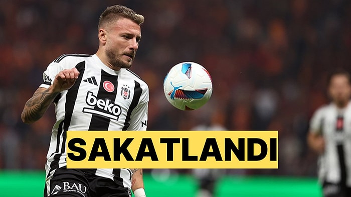 Beşiktaş'ta Ciro Immobile Şoku Yaşanıyor: Maça Devam Edemedi