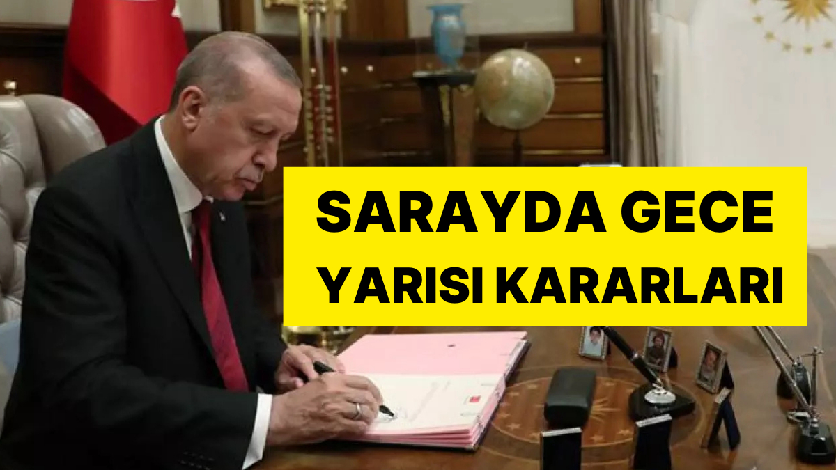 Yeni Atamalar Resmi Gazete'de! Cumhurbaşkanı Erdoğan İstedi: O İsimler Görevden Alındı