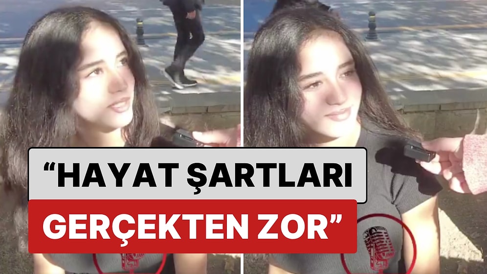 Okula Gitmeyip Tekelde Çalışan Genç Kızın Sokak Röportajındaki Sözleri Yürekleri Dağladı