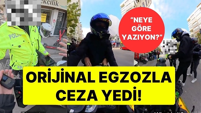 Orijinal Egzozla Trafik Polisinden Ceza Yedi! "Tartışma Uzadı, Karakola Alındım"