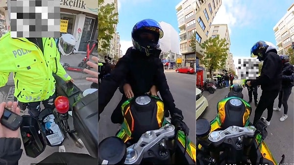 Sosyal medya platformu TikTok'ta 'batu26c' adıyla paylaşım yapan motosiklet sürücüsü genç, orijinal egzozlu motoruyla ceza yediğini iddia etti.