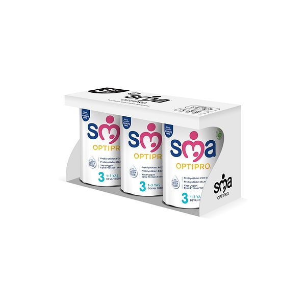 SMA Optipro 3 Devam Sütü (1-3 Yaş, 800 g x 3 Adet)