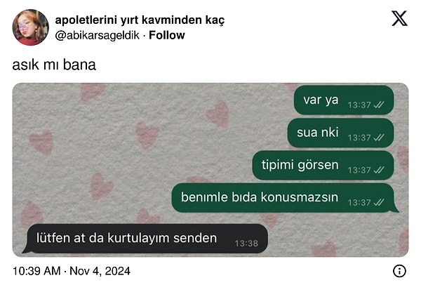 Bu ofansif olmuş.