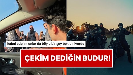 Motosikletli Ekibin Profesyonel Videosunu Çeken İçerik Üreticisi Beğenileri Topladı