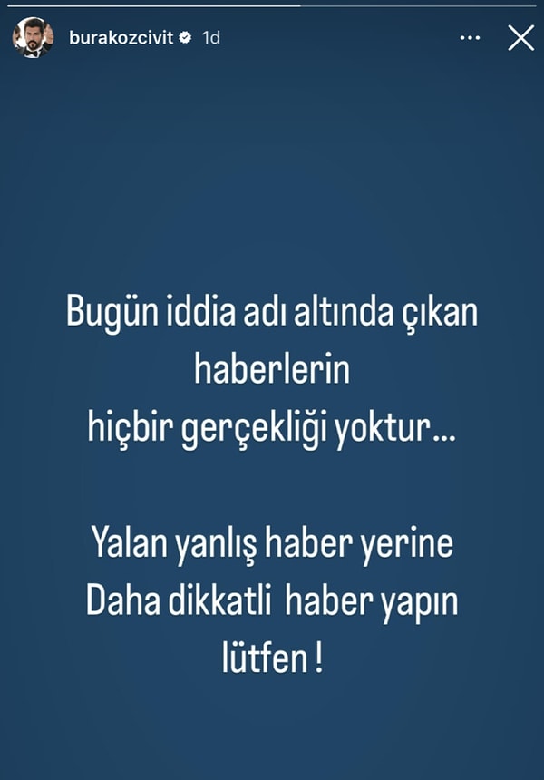 Kendisini dolandıran çalışanına dava açmaya hazırlandığı söylenen Burak Özçivit haberlerin yayılmasının ardından sosyal medya hesabından açıklama yaparak, tüm iddiaları yalanladı.