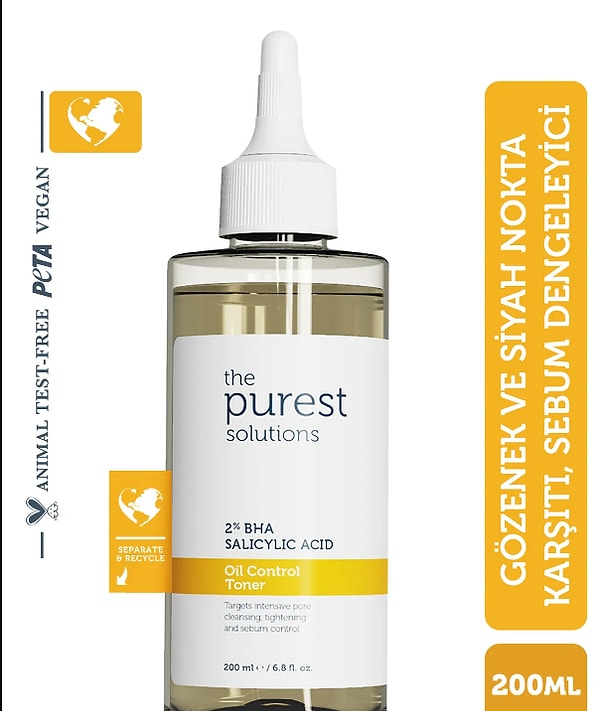 4. The Purest Solutions Yağlı Ve Karma Cilt Salisilik Asit Tonik 200 Ml