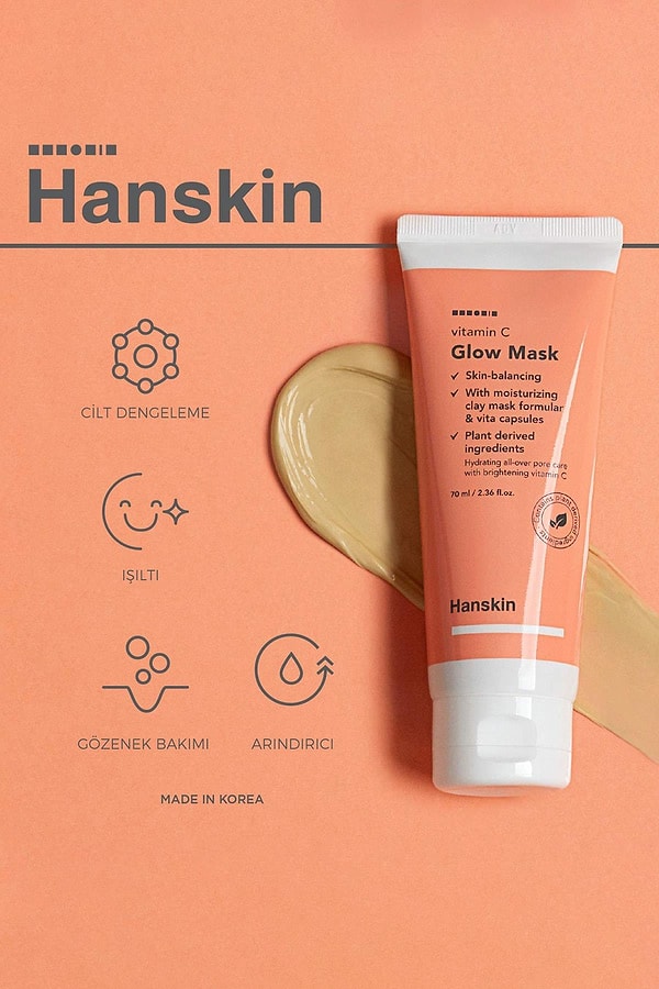 Hanskin C Vitaminli Aydınlatıcı Maske