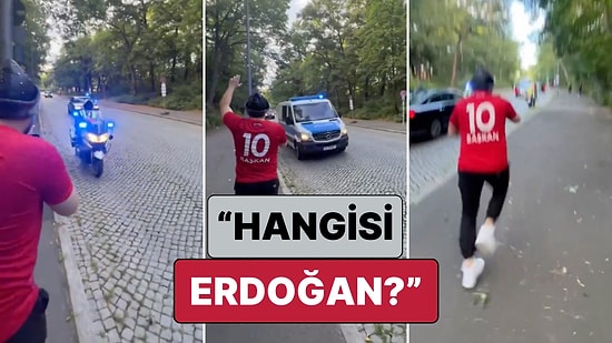 Erdoğan'ın Konvoyuna Denk Gelince Heyecanlanan Gurbetçiler Uzun Araç Kuyruğunda Erdoğan'ı Bulmakta Zorlandı