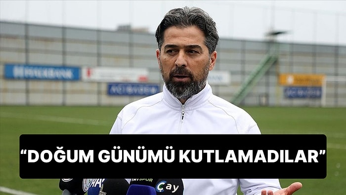 Çaykur Rizespor Teknik Direktörü İlhan Palut'tan Kulübüne Doğum Günü Sitemi