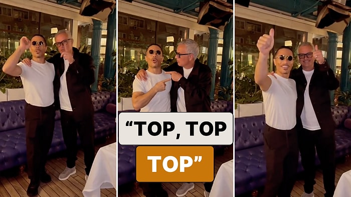 Nusret Restoranına Gelen Teknik Direktör Jose Mourinho ile İlginç Bir Video Çekti: "Top, Top, Top"