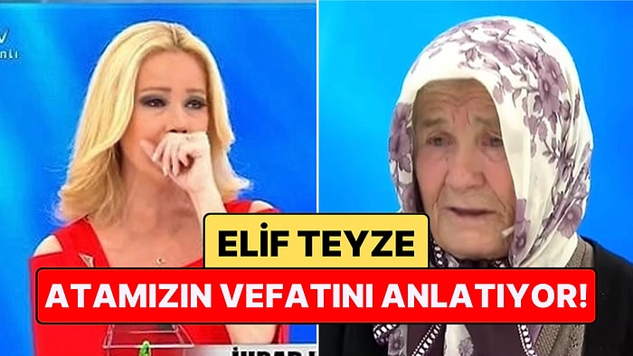 Müge Anlı'da Atatürk'ün Vefat Ettiği Güne Tanık Olan Elif Teyze'nin Anlattıkları Gözyaşlarına Boğdu!