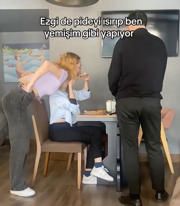 Böylelikle kendisi yemek zorunda kalmamıştı. Çabalarına sağlık diyelim...