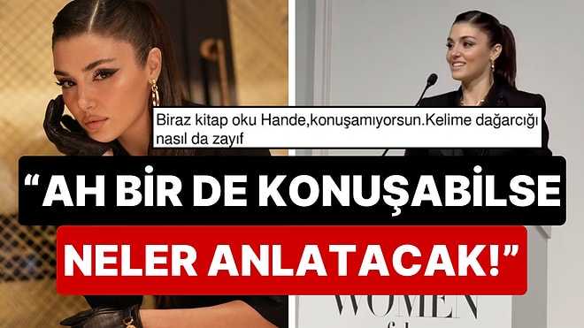 'Yılın Dijital Yıldızı' Seçilen Hande Erçel'in Ödül Konuşmasındaki Tutukluk "Ah Bir de Konuşabilse!" Dedirtti