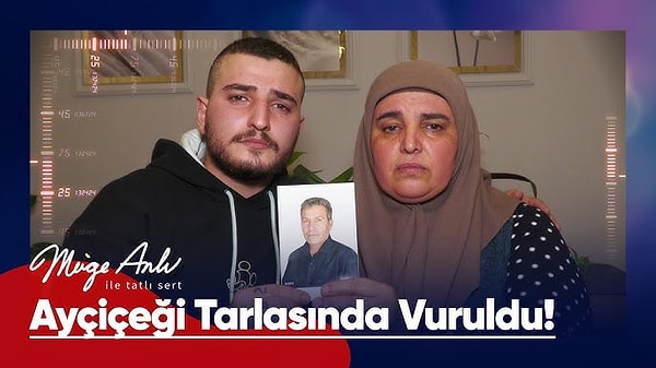 Konya'nın Ereğli ilçesinde 55 yaşındaki Ahmet Tuzlu, sulama hortumlarına bakım yapmak amacıyla gittiği Adabağ köyündeki ayçiçek tarlasında av tüfeği ile sırtından ve ensesinden vurularak hayatını kaybetti. Cinayetin çözülmesi için Ahmet Tuzlu'nun eski eşi Canan Şekerci ve oğlu Mustafa Tuzlu, Müge Anlı'nın programına katıldı.