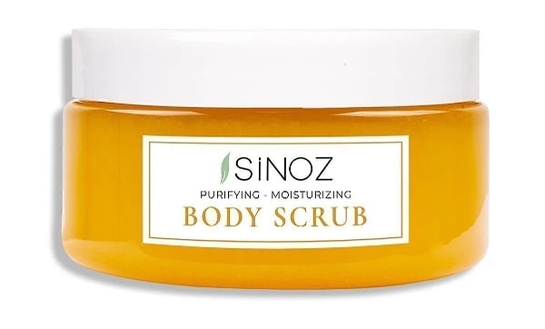 13. Sinoz Body Scrub Besleyici Arındırıcı Nemlendirici Vücut Peelingi 300 gr