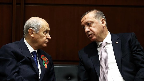 Erdoğan ise iddiaları reddederek, "Türkiye'nin geleceğinde teröre de terör takviyeli siyasete de yer yok. Cumhur İttifakı olarak bu konuda tam bir mutabakat içindeyiz" ifadelerini kullandı.