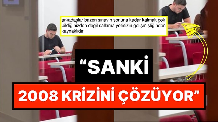 2 Saatlik Sınavın Son Dakikasına Kadar Kalan Öğrenci Goygoycuların Radarına Girdi