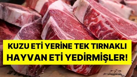 Hileli Ürün Sayısı Arttı: Kuzu Eti Yerine Tek Tırnaklı Hayvan Eti Yedirmişler