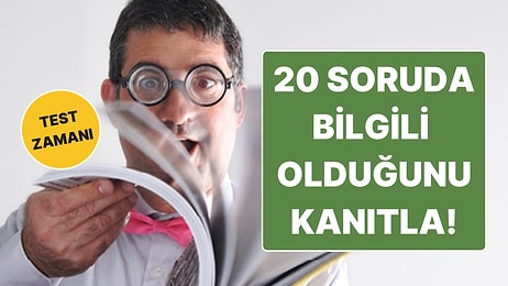 Her Kategoriden Karışık Sorularla Kendini Test Et: Genel Kültür Testini Geçebilir misin?