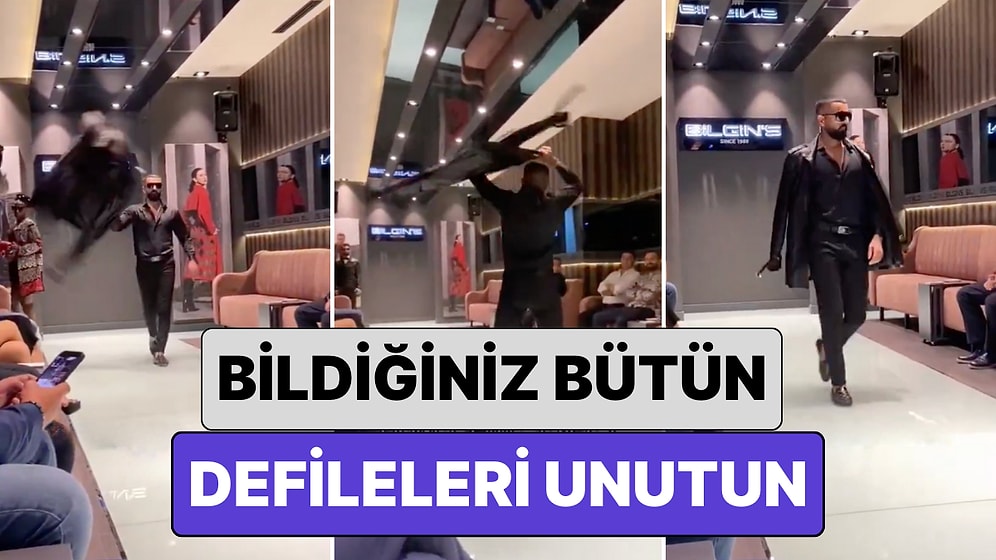 Bildiğiniz Bütün Defileleri Unutun: Zeytinburnu'nda Düzenlenen Defilede Mankenin Gösterisi Şaşkına Çevirdi