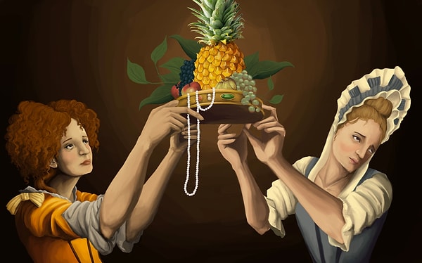 2. Ananas: Çürüyene kadar sergilenirdi!