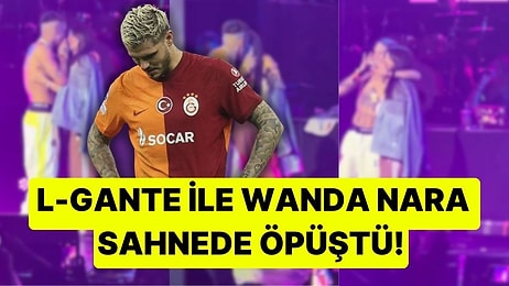 Mauro Icardi'ye Bir Şok Daha: L-Gante ile Wanda Nara Sahnede Öpüştü!