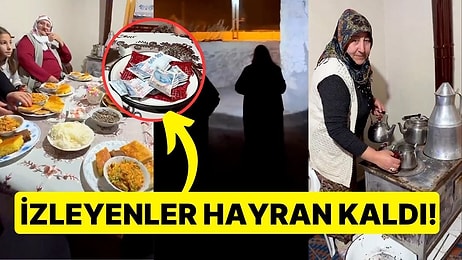 Köyde Altın Günü Düzenleyen Teyzelerin Tatlı Ortamı Sosyal Medyada Gündem Oldu