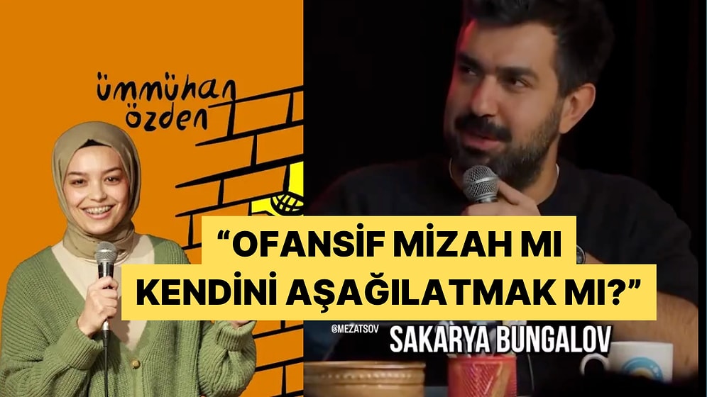 Kendisine Seri Şekilde Ofansif Şakalar Yapılan Tesettürlü Komedyen Twitter'ı İkiye Böldü