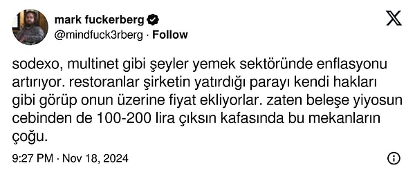 Farklı maliyet kalemleri de var.