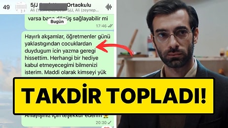 Öğretmenler Günü'nde Hediye İstemediğini Söyleyen Öğretmenin Mütevazı Mesajı İçinizi Isıtacak