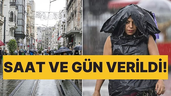 AKOM Saat ve Gün Verdi: İstanbul İçin Kuvvetli Yağmur ve Rüzgar Uyarısı! Hava Sıcaklıkları Düşüyor