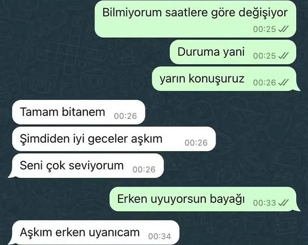 Sonrası mı: Erenler ile yorulmuş olacak ki hemen uyuyor... 👇