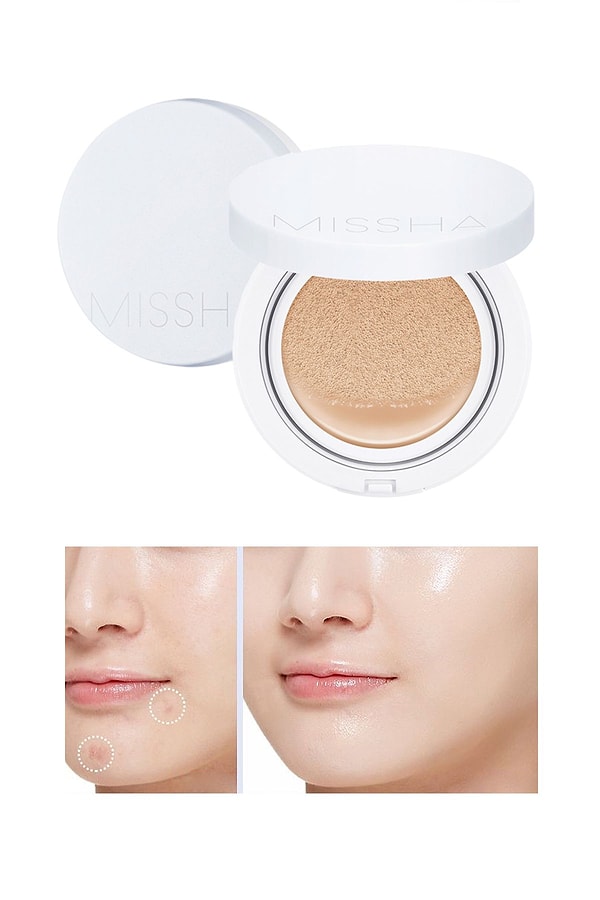 Missha Nemli Ve Pürüzsüz Görünüm Sunan Cushion Fondöten