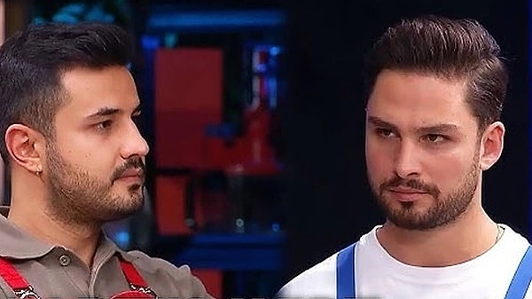 MasterChef Türkiye'nin popüler yarışmacılarından Onur ve Semih birbirine girdi. Tartışan ikili birbirinin üzerine yürürken diğer yarışmacılar zorla ayırdı. Ego tartışmasıyla başlayan kavgada yarışmacılara herhangi bir yaptırım uygulanmazken bu tartışmanın diğer bölümlere yansıyıp yansımayacağı merak ediliyor. İşte Onur ve Semih'in şoke eden kavgası...