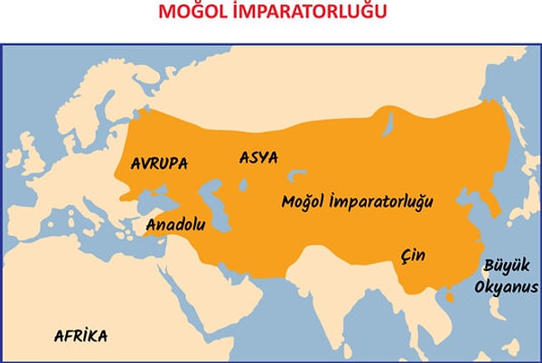 4. Moğol İmparatorluğu'nun sınırları nasıl mıydı?