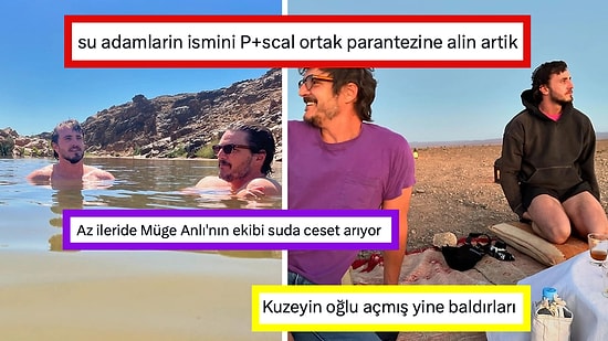 Gladyatör 2 Aktörleri Paul Mescal ile Pedro Pascal'ın Kamera Arkası Fotoğraflarına Birbirinden Komik Yorumlar