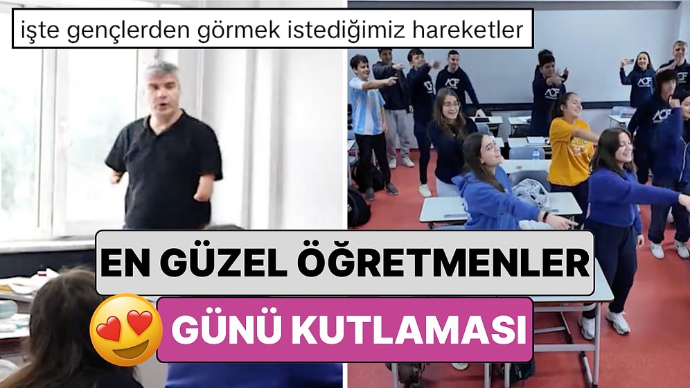 Düzce'de Bir Okulda Öğrenciler Öğretmenlerine Harika Bir Öğretmenler Günü Kutlaması Hazırladı